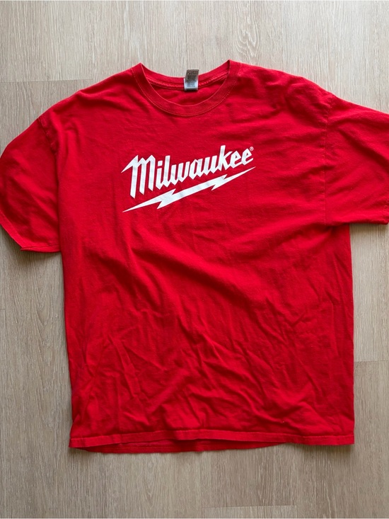 Milwaukee Other - Milwaukee Red Logo Crew T-Shirt